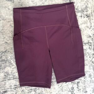 Lululemon Athletica Purple Bike Shorts High Waist